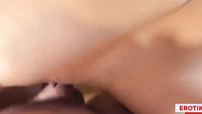 Amateur German chick is riding her partner's cock in this homemade video