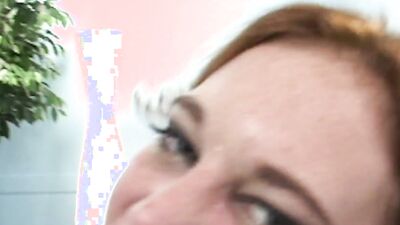 Slutty brunette Lucy sky gets her vulva nailed with BBC