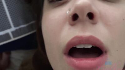 Lovely doll Avery Cristy is riding hard prick in homemade POV