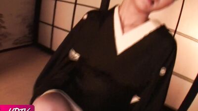 Slutty Japanese babe is craving for a cock in this raw video