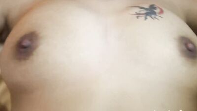 Amateur chick is wrapping her hairy cunt around dude's peick