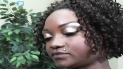 Horny chubby Divialious giving head and riding on veiny black dick