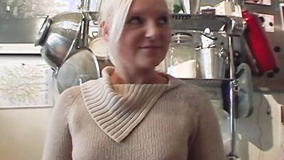 Amateur German blonde is craving for some hard prick in thia video