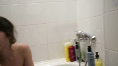 Cock hungry babe gives her boyfriend a bj in this homemade video
