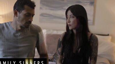 Charlotte Sartr is getting fucked by her stepbrother Alex Jones