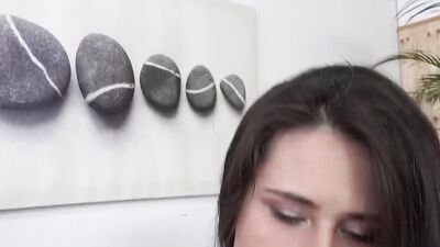 Beautiful doll Lara is playing with her cunt in this solo video