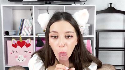 Round ass beauty is riding her boyfriend's dick in a POV