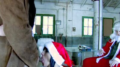 Christmas orgy with the two beautiful Spanish babes Nikita Ways & Lady Diamond