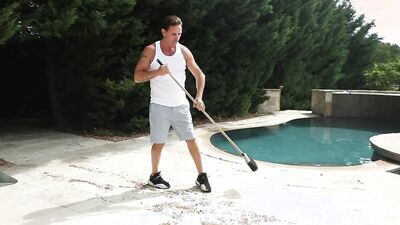 Gorgeous Czech Beauty Surprises Poolboy with Anal- EvilAngel