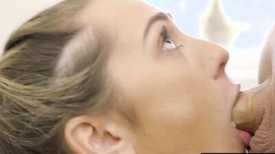 Blonde Perky Cheerleader Knocks At My Door For A Blowjob