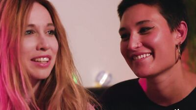 Ersties: New Lesbian Couple Get Lost In Each Other While Making Out