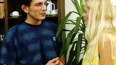 Beautiful German blonde enjoy getting her moist pussy smashed