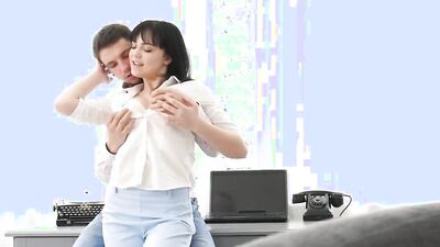 Teen Babe Tetti Dew Korti Takes Her Time Sucking Dick Before Riding It