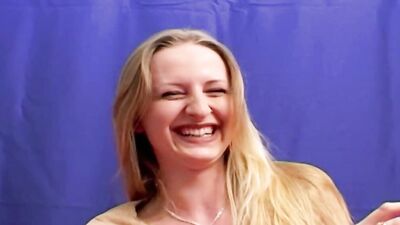 Beautiful German teen gets her hungry mouth filled with warm cum