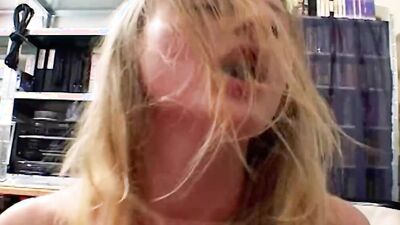 Beautiful German teen gets her hungry mouth filled with warm cum