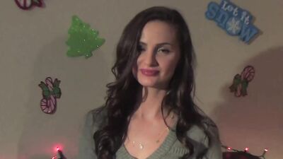 Lily tells us her horny Christmas wishes before satisfying