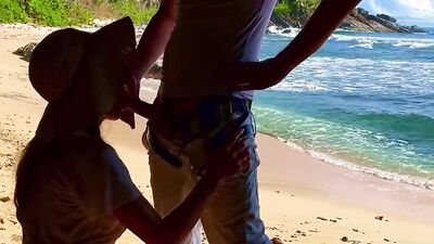 Sandy Beaches and Cute Babes Fucked In Public Nature