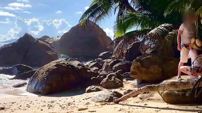 Sandy Beaches and Cute Babes Fucked In Public Nature