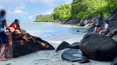 Sandy Beaches and Cute Babes Fucked In Public Nature