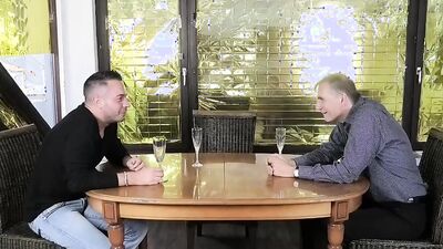 CREAMPIE FOR DESSERTS - THREESOME WITH GERMAN BLONDE