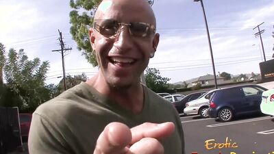 Sexy Landon rides the biggest cock she could find around