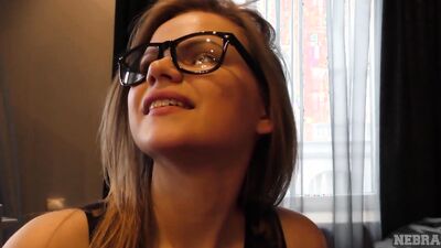 19 year olds smoking for the first time and using a strap-on dildo fucking