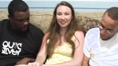 Sweet Alura Lures Two Black Men Into Her Pussy Den