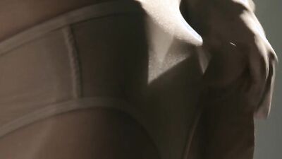 Watch this hot girl in nylons dildo fuck her cute girlfriend