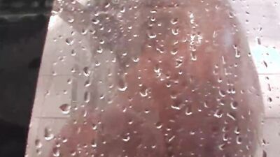Dark haired German babe gets her shaved pussy smashed in POV