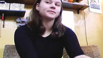 A curvy German brunette loves swallowing cum in POV