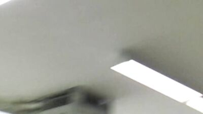 Slender looking German girl pleasing a thick cock in the warehouse
