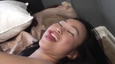 Asian Cutie Bella Ling Feels The BBC Sting