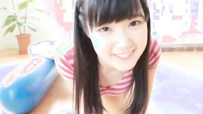 Cute Hikari Eto JAV Idol Debut Teases with Baton Spreading Ass Cheeks