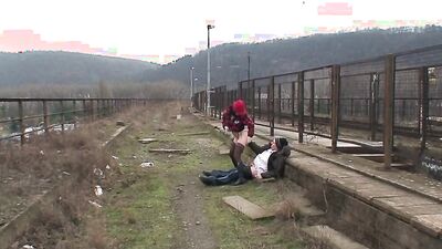 Want to see a glorious outdoors public fucking?