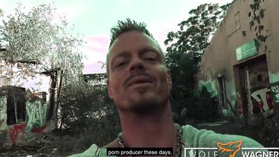 Blonde chick Harleen Van Hynten enjoyed another sex date in PUBLIC! Wolf Wagner Originals