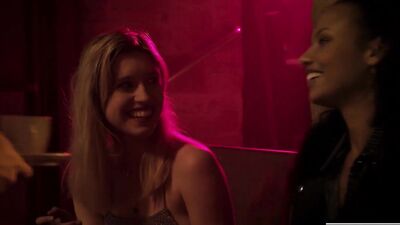 Wicked - Smoking Hot Blonde Gets Dicked In The Back Lounge - Freya Mayer