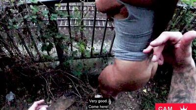 German Pornstar Zara Mendez enjoys a fuck date by the train Station! CamBaron