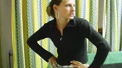 Superb German teen pleasing a cock with her tight and moist pussy