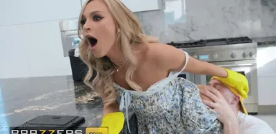 Brazzers - Slutty Housewife Emma Hix Can't Hold Herself, She ...