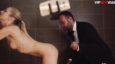 Skinny Blondie Sicilia Receives Hardcore Consolation Sex From Mature Cock - VIP SEX VAULT