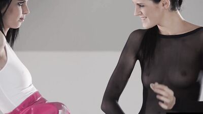 Kinky lesbian uses her girlfriend for her personal pleasure