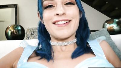 JEWELZ BLU Can LITERALY SUCK YOUR COCK'S BLUES Away