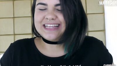 Chubby Latina Xiomara Soto Jumps Hard On Cock In Front Of Camera - CARNE DEL MERCADO