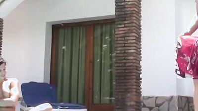 Two amazing lesbian chicks from Germany pleasing each other