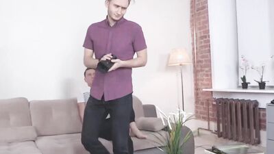 Boyfriend records teenage girlfriend getting fucked by alpha