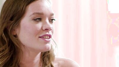 Katie joins her stepmoms for a lesbian threesome sex