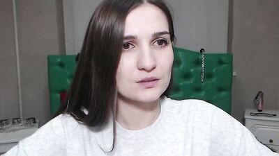 Small tits webcam girl masturbates with sex toy