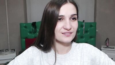 Small tits webcam girl masturbates with sex toy