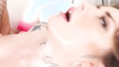 Sexy alt babe anal toyed and fucked by big dick
