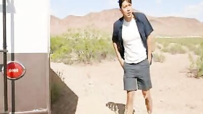 Hot mom seduces the officer during family vacation